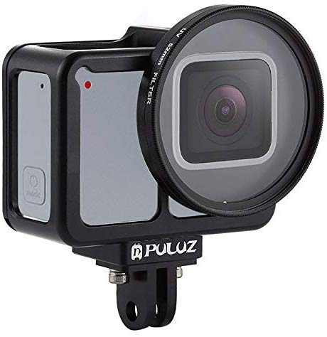 알루미늄 합금 하우징 케이스 GoPro HERO7 실버 화이트 52mm UV 렌즈 경량 PULUZ