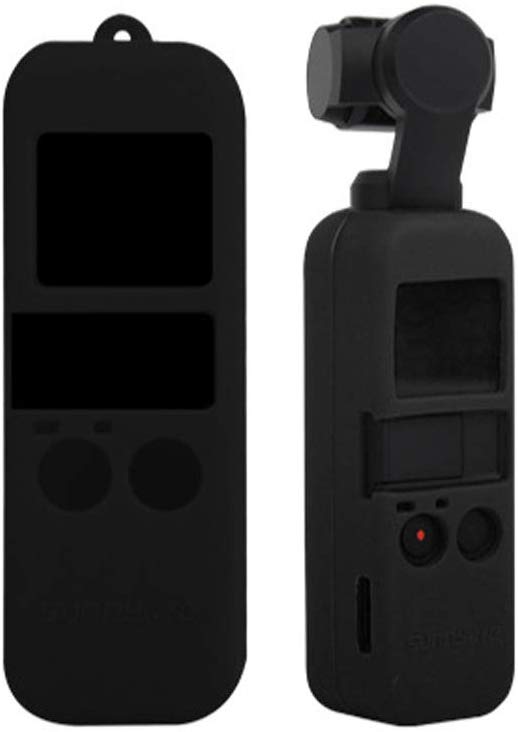 [Taisioner] DJI OSMO POCKET 대응 실리콘 커버 실리콘 케이스 흠집 방지 카메라 보호 멋지게 커버 블랙 / 블루 / 레드 / 오렌지 함께 스트