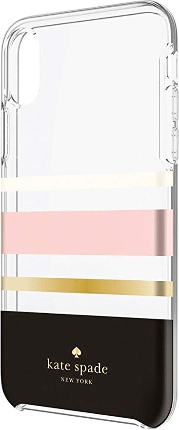 kate spade (케이트 스페이드) iPhone X 하드 쉘 케이스 샬롯 스트라이프 [병행 수입품]