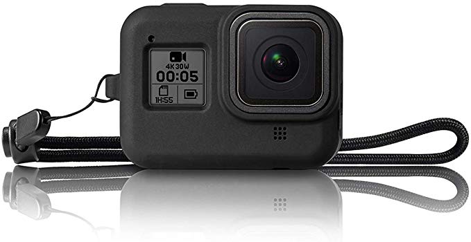 GoPro Hero8 Black 케이스 Vikisda (2019) 보호 커버 실리콘 조치 소재 충격 보호 케이스 프레임 케이스 스포츠 카메라 액세서리