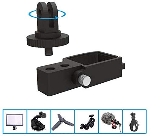 Taoric DJI OSMO POCKET 용 브래킷 카메라 연결 액세서리 1/4 3/8 확장 브라켓 클램프 홀더