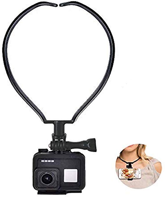 ZMiw [2019 년 업그레이드 버전] GoPro 액세서리 마운트 가슴 목걸이 식 마운트 스마트 폰 액션 카메라 웨어러블 카메라