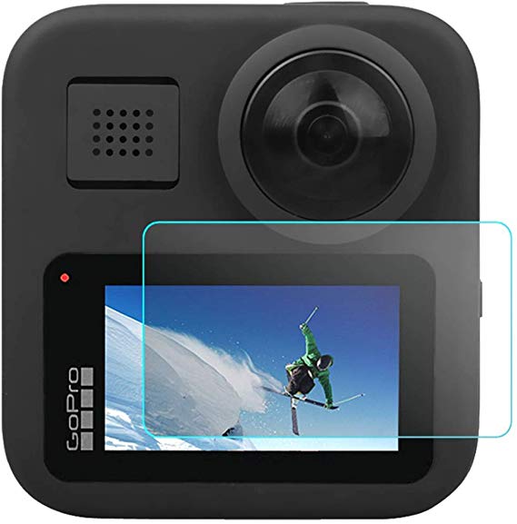 KONEE Gopro Hero MAX 필름 렌즈 보호 높은 투과율 경도 9H 초박막 액정 보호 붙여 쉽게 Gopro Hero MAX 유리 필름