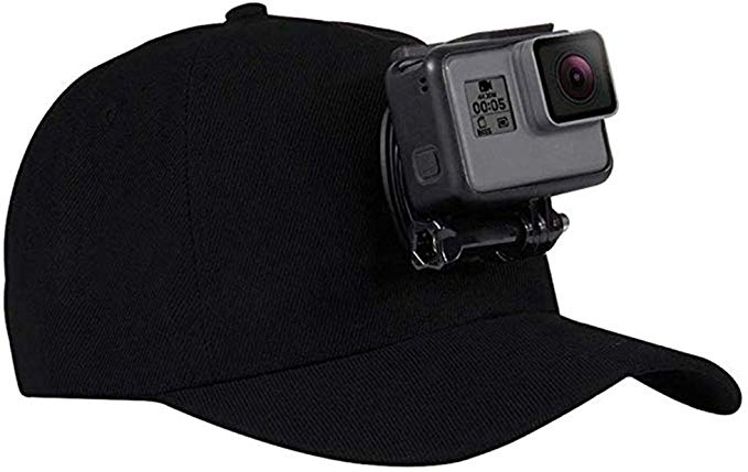 Kiowon DJI osmo action 야구 모자 마운트 카메라 마운트 탈착 쉽게 휴대 편리 블랙 Osmo Pocket / GoPro 카메라 시리즈 / Inst