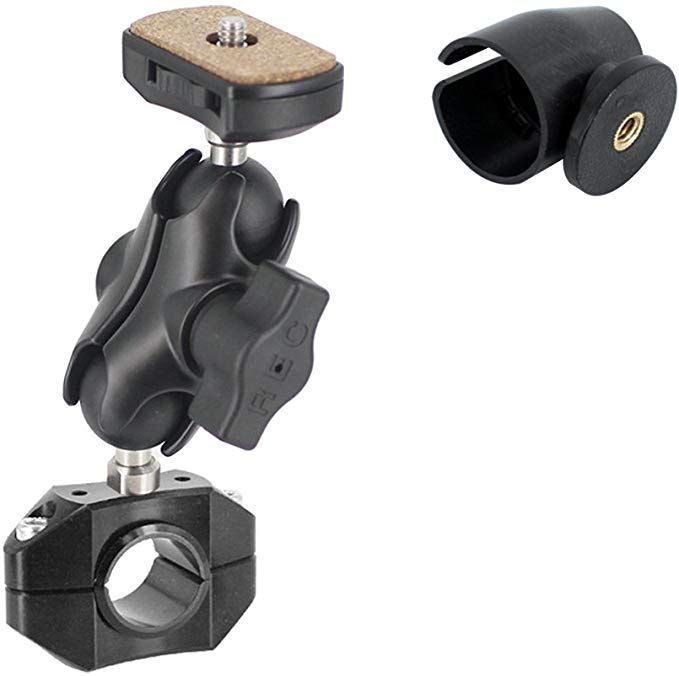 REC-MOUNTS 자전거 핸들 마운트 세트 타입 A Bar Mount Set for 파나소닉 웨어러블 카메라 HX-A1H / HX-A500 용 [PS-21BBK