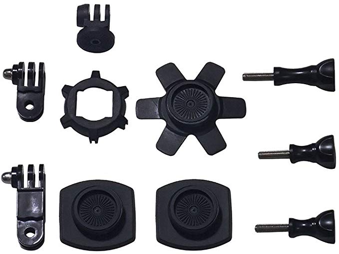 REC-MOUNTS 회전 접착 마운트 타입 1 Rotary Self-adhesive mount (접착식 커브 + 접착식 플랫 마운트) for GoPro (고뿌로)