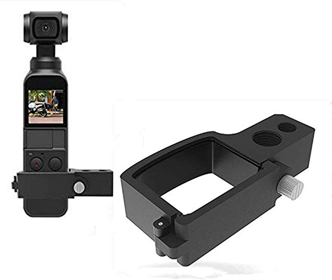 SHEAWA DJI OSMO POCKET 확장 마운트 확장 브라켓 1/4 인터페이스와 3/8 인터페이스가 달린 알루미늄 합금 OSMO Pocket 전용 액세서리