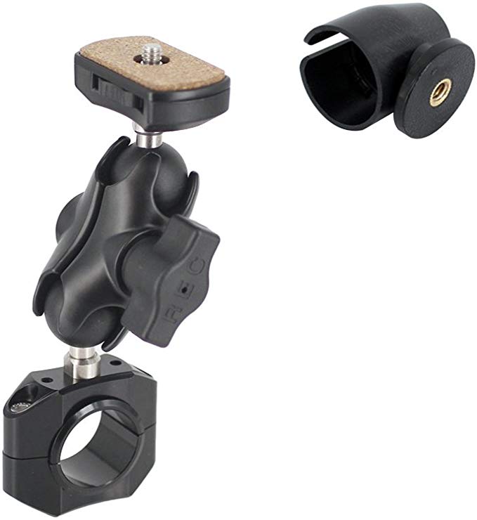 REC-MOUNTS 자전거 핸들 마운트 세트 타입 B Bar Mount Set for 파나소닉 웨어러블 카메라 HX-A1H / HX-A500 용 [PS-21BBK