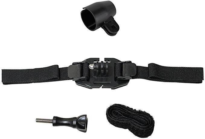 REC-MOUNTS 벤 티드 헬멧 스트랩 마운트 Vented Helmet Strap Mount for 파나소닉 웨어러블 카메라 HX-A1H / HX-A500 용 