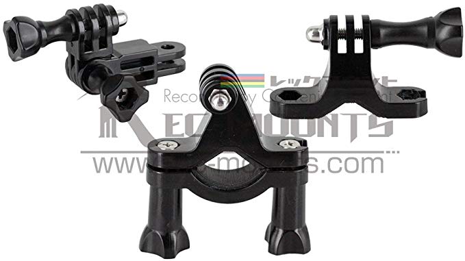 REC-MOUNTS 바 마운트 타입 1 스톡 폴 바 낚싯대 · 범위 등 파이프 류 Bar Mount for GoPro (고뿌로) HERO 시리즈 [REC-40-G