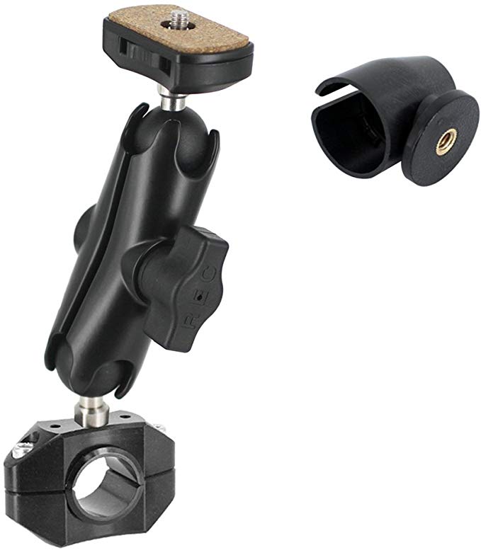 REC-MOUNTS 자전거 핸들 마운트 세트 타입 A Bar Mount Set for 파나소닉 웨어러블 카메라 HX-A1H / HX-A500 용 [PS-21BBK