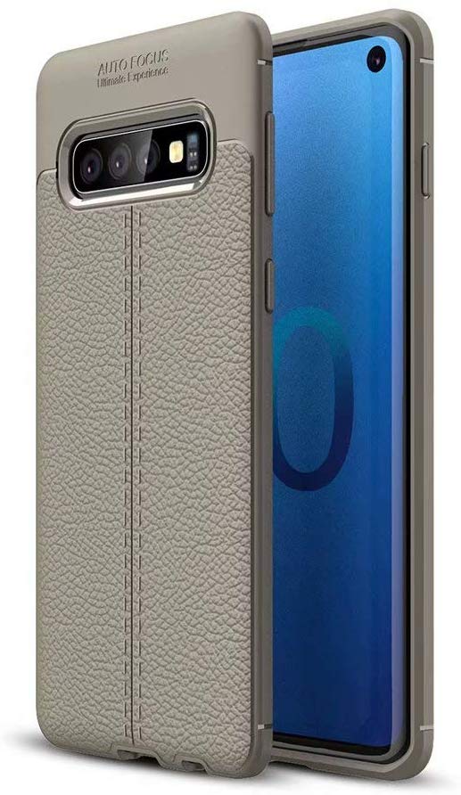 NnaCoCo Samsung Galaxy S10 라카이 피부 질감 TPU 실리콘 내충격 케이스 방지 지문 긁고 방지 초박형 휴대폰 케이스 + 1 * (무료 전화 