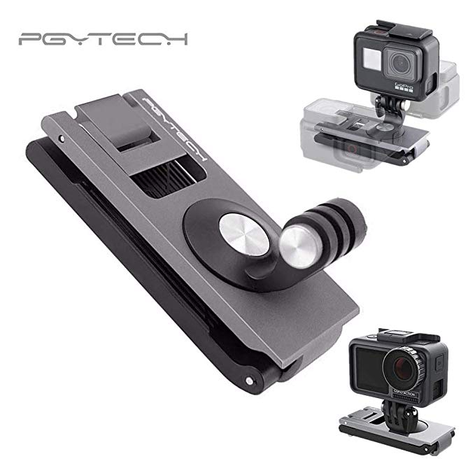 아키바 가제트 PGYTECH 액션 카메라 용 금속 클립 마운트 DJI OSMO Action / Osmo Pocket / GoPro 시리즈 / Yi 액션 카메라에 