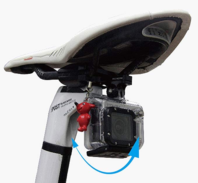 REC-MOUNTS 안장 레일 마운트 타입 1 Saddle Rail Mount for GoPro (고뿌로) HERO 시리즈 용 후방 촬영 [REC-B30-GP]