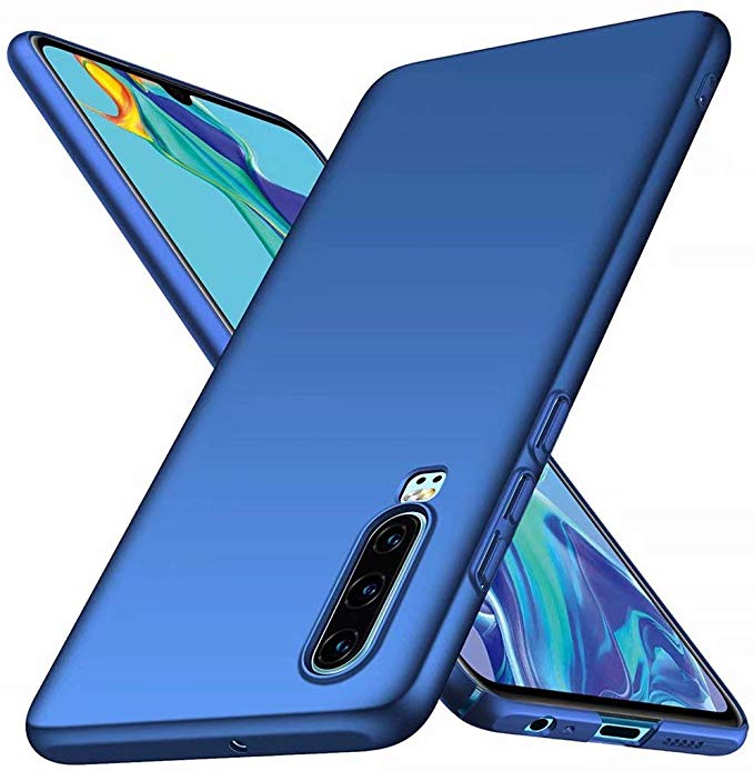 Lanpangzi에 대응 iphone 7/8 케이스 매우 얇은 안심 보호 하드 케이스 패션 케이스에 스크래치 방지 지문 방지 충격 커버 (블루) 블루