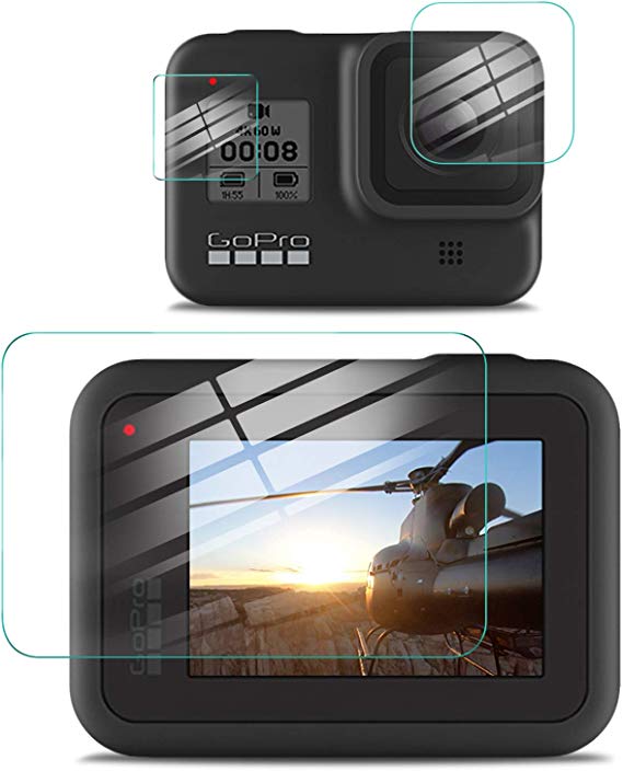 IVSO Gopro Hero8 Black 카메라 필름 GoPro HERO 8 BLACK 전용 액정 유리 필름 Gopro Hero8 Black 유리 필름 카메라 액