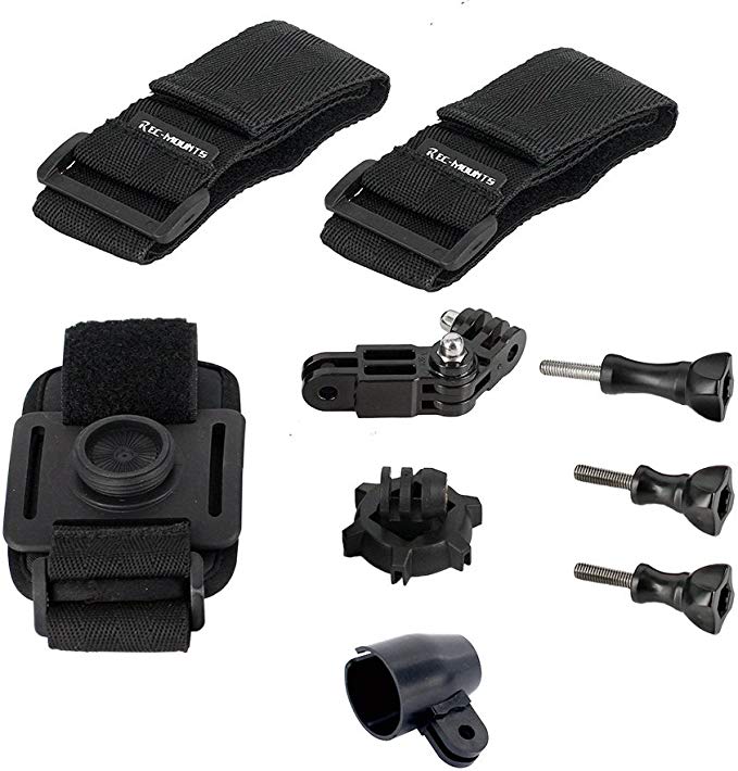 REC-MOUNTS 회전 멀티 마운트 타입 2 Rotary Multi Mount for 파나소닉 웨어러블 카메라 HX-A1H / HX-A500 용 손목 · 어깨 