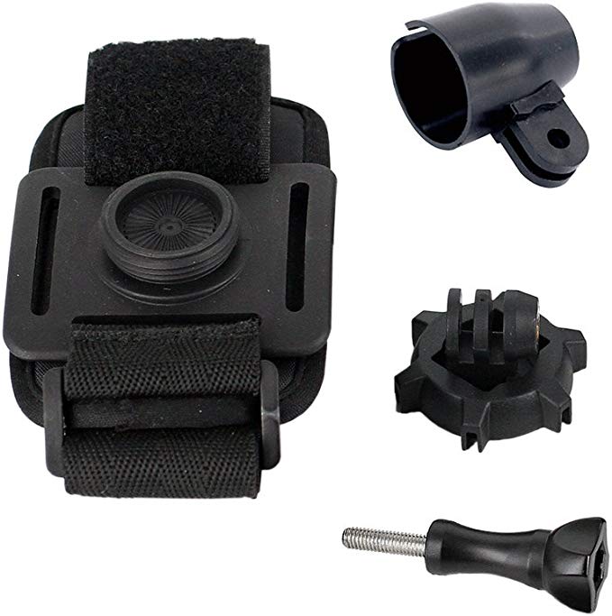 REC-MOUNTS 회전 멀티 마운트 타입 1 Rotary Multi Mount for 파나소닉 웨어러블 카메라 HX-A1H / HX-A500 용 손목 · 어깨 