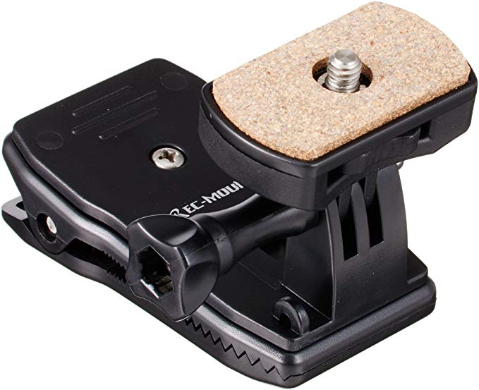 REC-MOUNTS (렉 마운트) 회전 클립 마운트 Rotary Clip Mount for GoPro 고뿌로 & 디지털 카메라 지원 유형 (REC-B53-K)