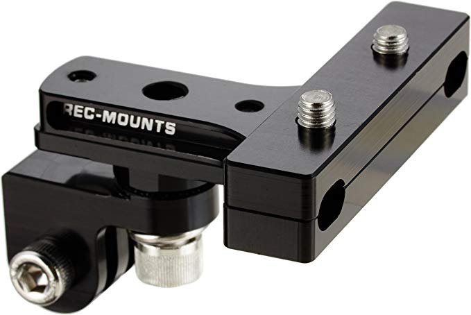 REC-MOUNTS 회전 안장 레일 마운트 타입 1 Rotary Saddle Rail Mount for GoPro (고뿌로) HERO 시리즈 측방 후방 촬영 [R