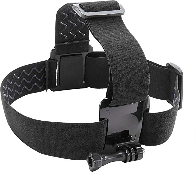 Kitvision 키트 비전 헤드 스트랩 마운트 하네스 조절 Head Strap Mount 블랙 KVACTIONHEA