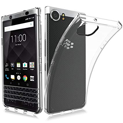 BlackBerry KEYone 케이스 MaxKu 소프트 클리어 충격 얇고 가벼운 투명 커버 TPU 케이스 (클리어)