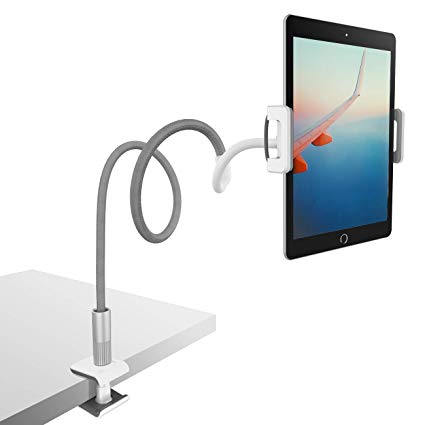 태블릿 스탠드 자면서 홀더, Lomicall 스마트 폰 홀더 : 클램프 식 tablet holder, 플렉시블 암 스탠드, 낮잠, 엉망진창 플로어, 침대, swi