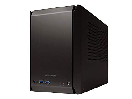 AS Enclosure RS01 PC 케이스 블랙 알루마이트 ASE-RS01-BK