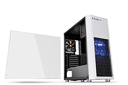 Thermaltake Versa H26 White / w casefan 미들 타워 PC 케이스 [화이트 모델 CS7071 CA-1J5-00M6WN-01