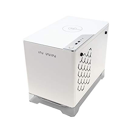 IN WIN 강화 유리 사이드 패널 채용 Mini-ITX 타워형 PC 케이스 A1 화이트 [A1White-RGB]