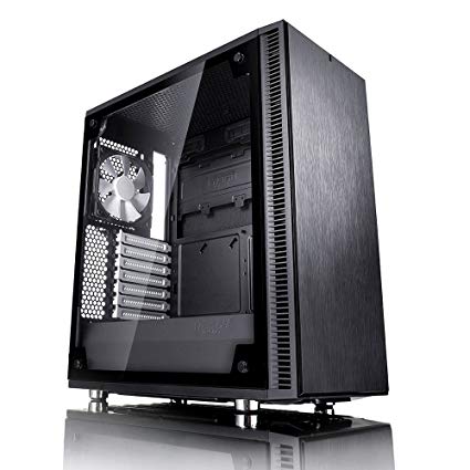 Fractal Design Define C, Black, Tempered Glass 미들 타워 PC 케이스 CS6889 FD-CA-DEF-C-BK-TG