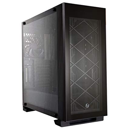 Lian Li E-ATX 대응 PC 케이스 3면 강화 유리 블랙 Alpha 330 BLACK 일본 정규 대리점 상품