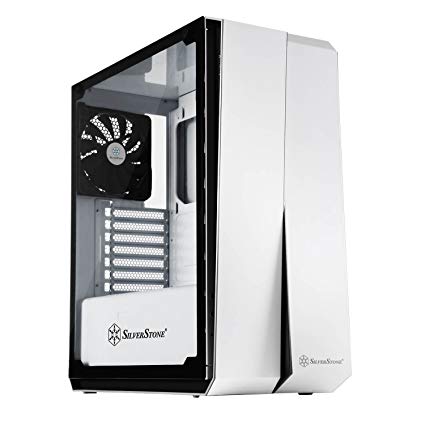 SilverStone Redline 시리즈 ATX 대응 PC 케이스 강화 유리 패널 화이트 / 블루 LED SST-RL07W-G 일본 정규 대리점 상품