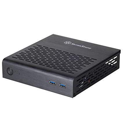 SilverStone Thin Mini-ITX 케이스 블랙 SST-PT13B-USB3.0