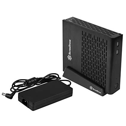 SilverStone Thin Mini-ITX 케이스 블랙 SST-PT13B-120