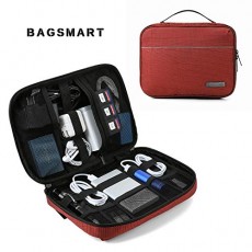 (가방 스마트) BAGSMART PC 수납 가방 PC 주변 소품 수납 파우치 발수 가공 만능 수납 케이스 여행 모바일 수납 케이스