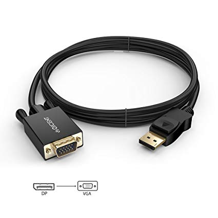 Displayport VGA 변환 디스플레이 포트 VGA에 금도금 커넥터가 단방향 전송 HKC G4 plus, ASUS ROG, AOC AGON 등으로 대응. (