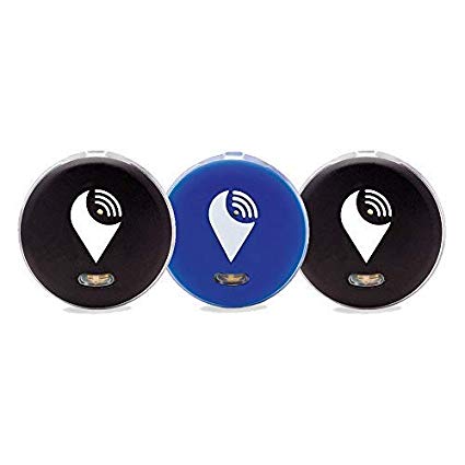 TrackR pixel 3 개 팩 추적기 르 픽셀 (Black & Blue · Black)