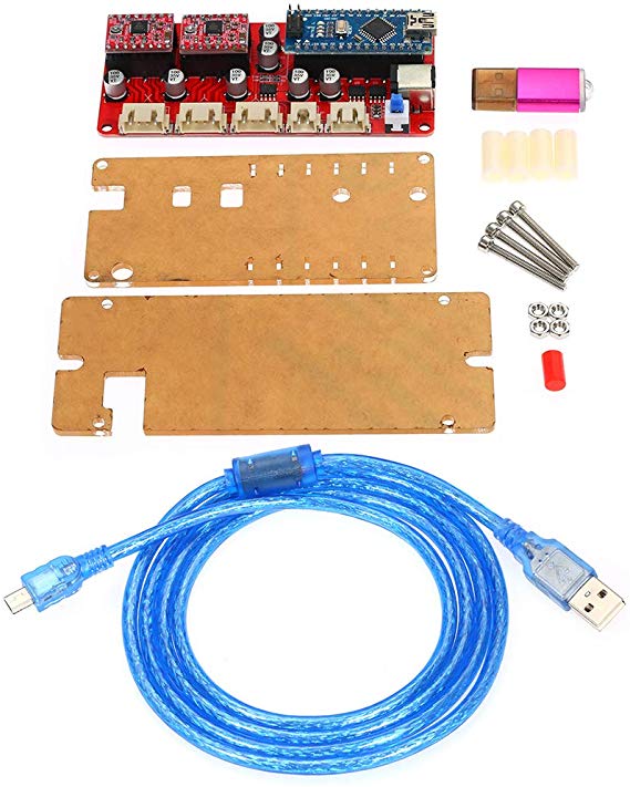 KKmoon CNC 조각 기계 컨트롤러 보드 12V DIY 2 상 4 선식