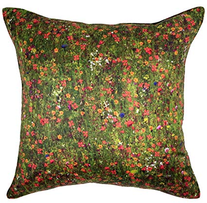 FLORET LONDON [LIBERTY PRINT 리버티 프린트를 사용한 쿠션 커버 45 × 45cm 모스톤 · 메도우 그린