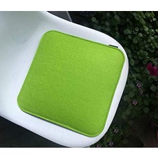 시트 쿠션 방석 (봄의 녹색 + 밝은 회색, 35x35cm)