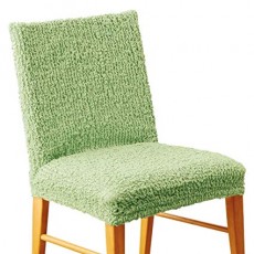(베르나) BELLUNA 세로 가로 느긋하게 핏 의자 커버 녹색 의자 커버 레귤러 2 장 세트