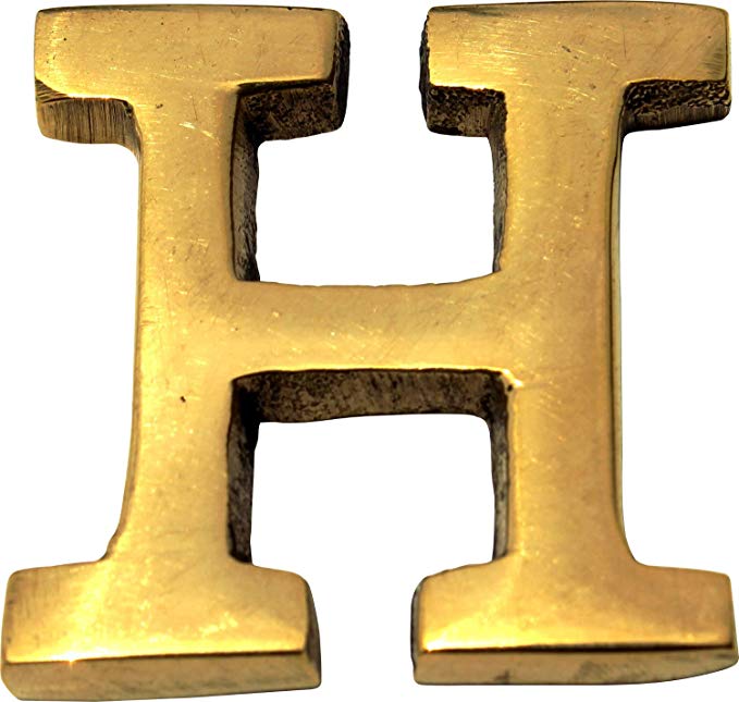 TOSSDICE 이니셜 자석 Brass Letter Magnet H 황동 TDSM-ABC-MAG-H H