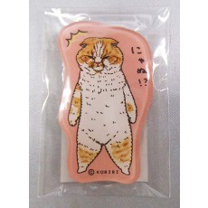 나카지마 코퍼레이션 (Nakajimacorp) 세상에 이상한 고양이 세상 마구넷쯔 아크릴 매실 장아찌 군 핑크 6x3.5 cm 캐릭터 124937-18