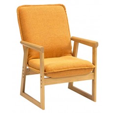 Select chair hidamari (셀렉트 의자 양지) 츄레 오렌지 M 사이즈 나무 팔꿈치 자연
