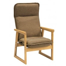 Select chair hidamari (셀렉트 의자 양지) 츄레 브라운 L 사이즈 나무 팔꿈치 자연