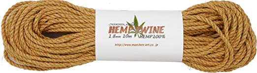 동화 아트 삼실 HEMP TWINE 중 Col.322 라이트 브라운 10m