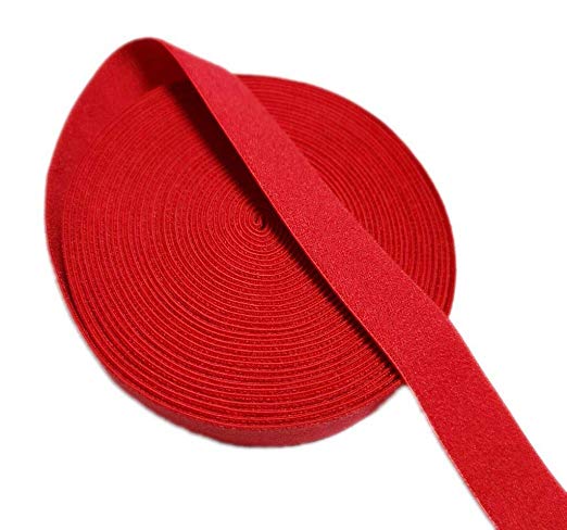 货郎 나일론 수예 재봉 양재 고무 15mm x 5m (빨간색) 레드