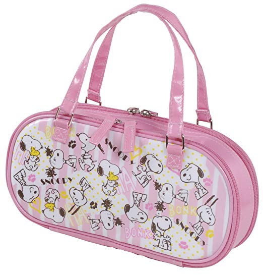 미사 사 PEANUTS 바느질 세트 화이트 × 핑크 크래프트 가방 W 지퍼 타입 8561 화이트 × 핑크