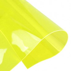 NBK 제리 시트 포장용 비닐 원단 비닐 시트 두께 0.5mm 폭 91.5cm × 2m 팔아 넘기고 컷 발광 옐로우 QB021-12-2M 발광 옐로우